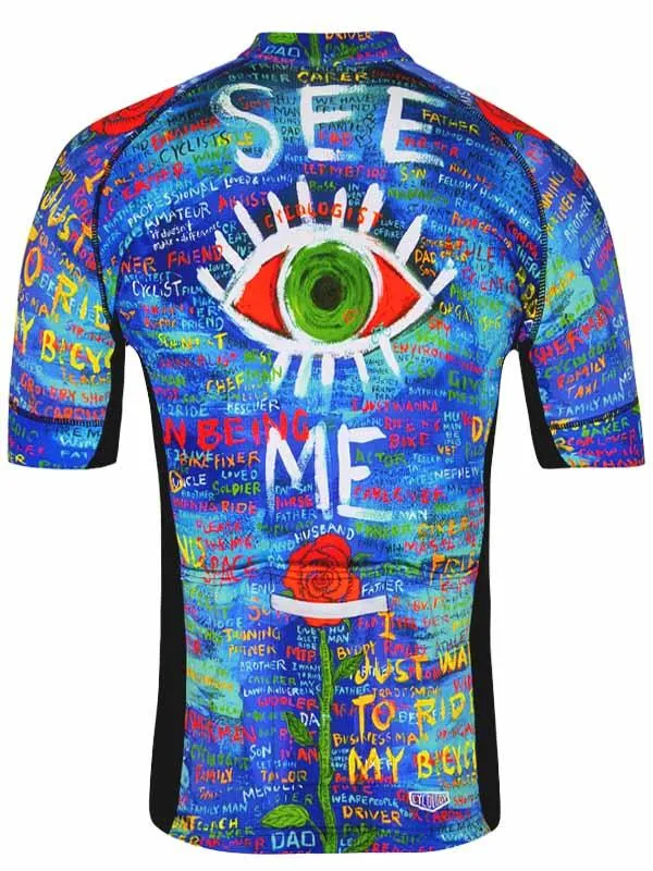 See Me Men's Cycling Jersey (在庫限りで終了)