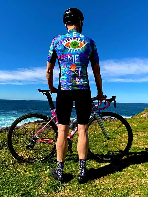 See Me Men's Cycling Jersey (在庫限りで終了)