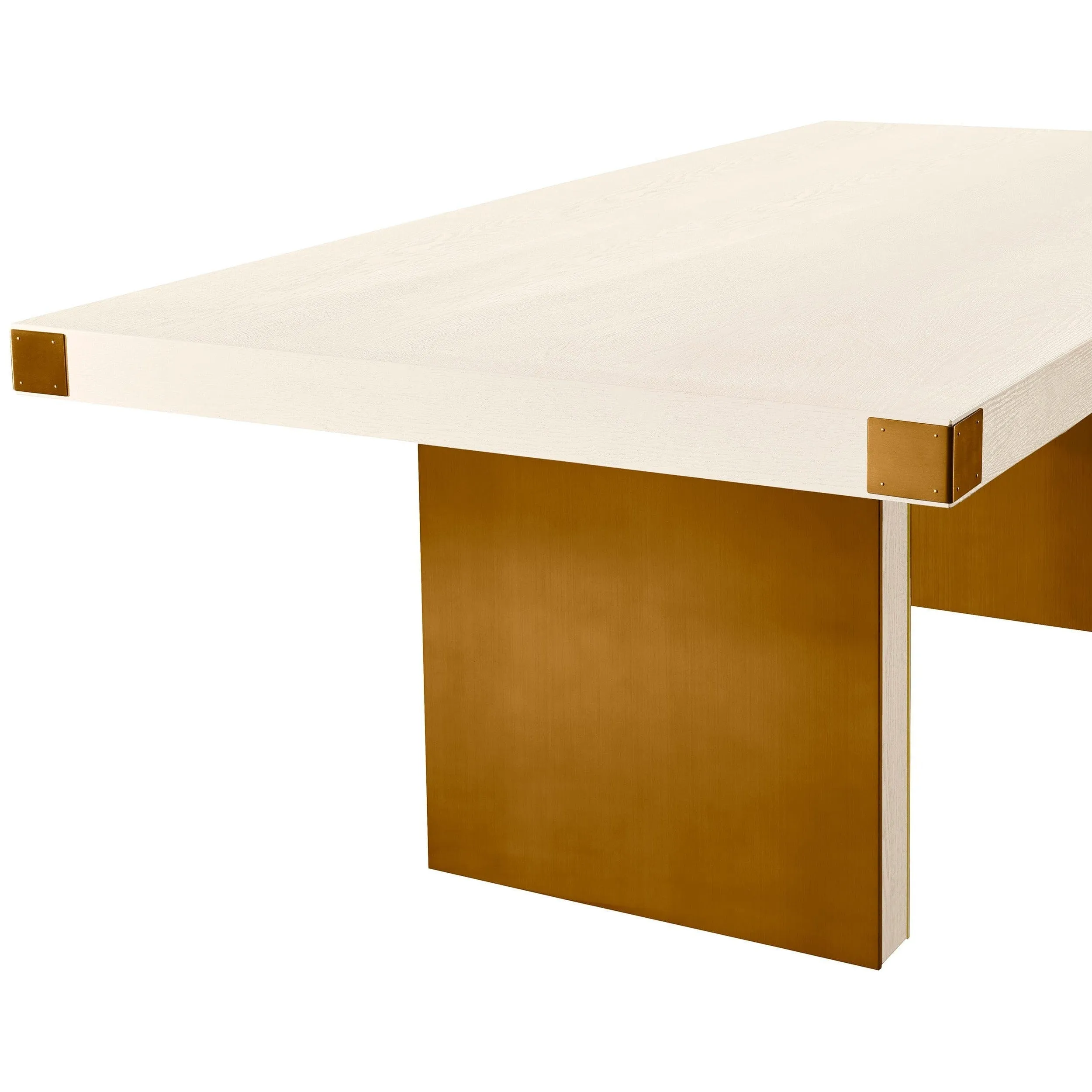 Selena Rectangular Dining Table, Cream