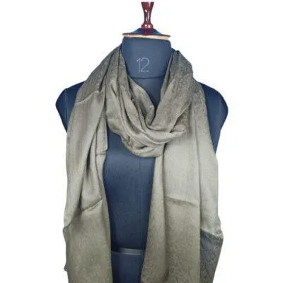 Self Designer | Sami-Pashmina Stoles | Dark Natural