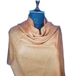 Self Designer| Sami- Pashmina Stoles | Orange