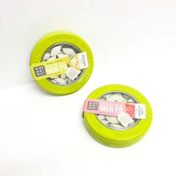 Sencha Pink Dragonfruit Green Tea Mints