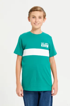 Senior Boys Green KSA T-Shirt