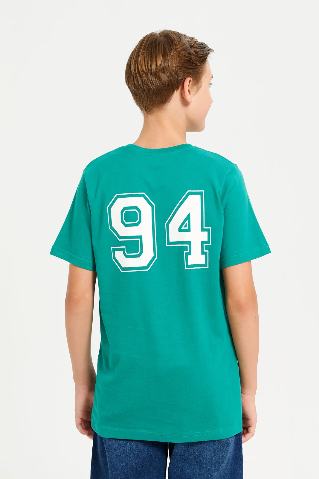 Senior Boys Green KSA T-Shirt