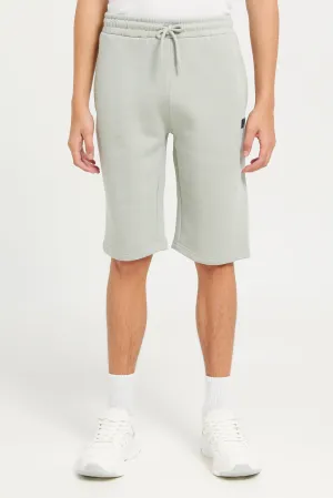 Senior Boys Grey Active Shorts