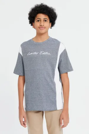 Senior Boys Grey Limited Edition Oversize T-Shirt