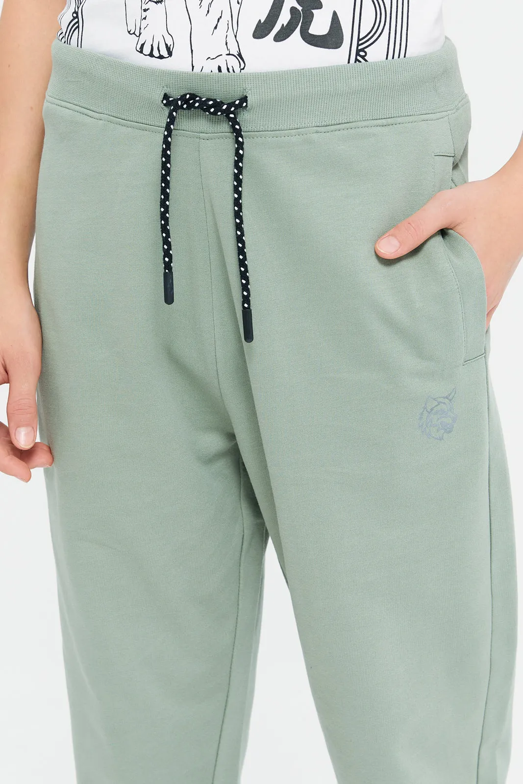 Senior Boys Mint Active Pants