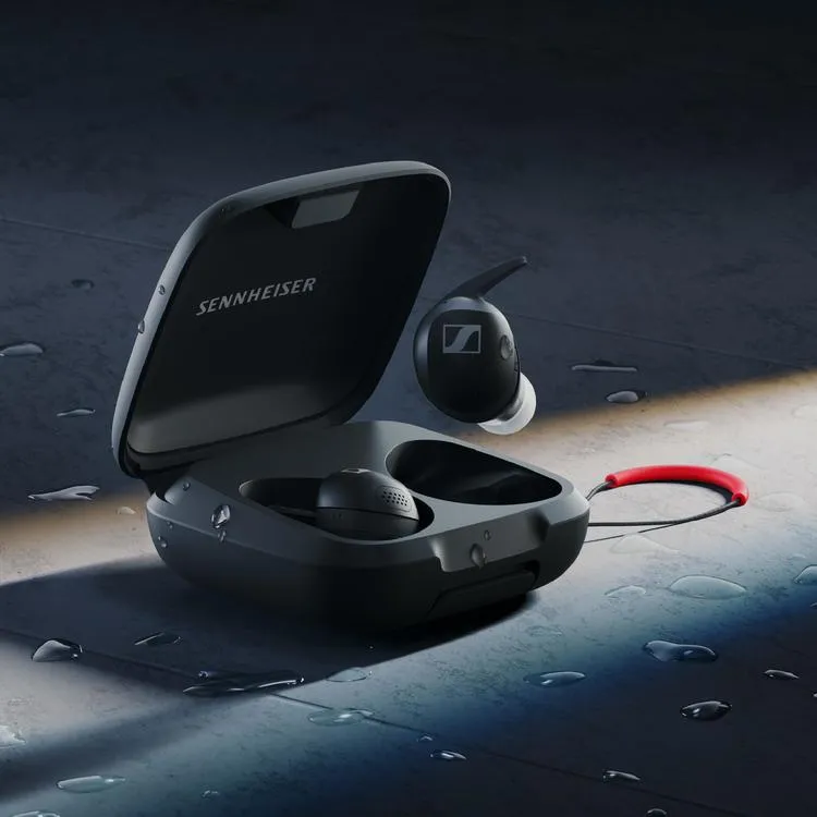 Sennheiser Momentum Sport TW  | Écouteurs intra-auriculaires - Sans fil - Réduction active du bruit - Noir