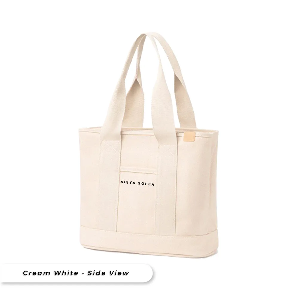 Seqora Canvas Tote Bag