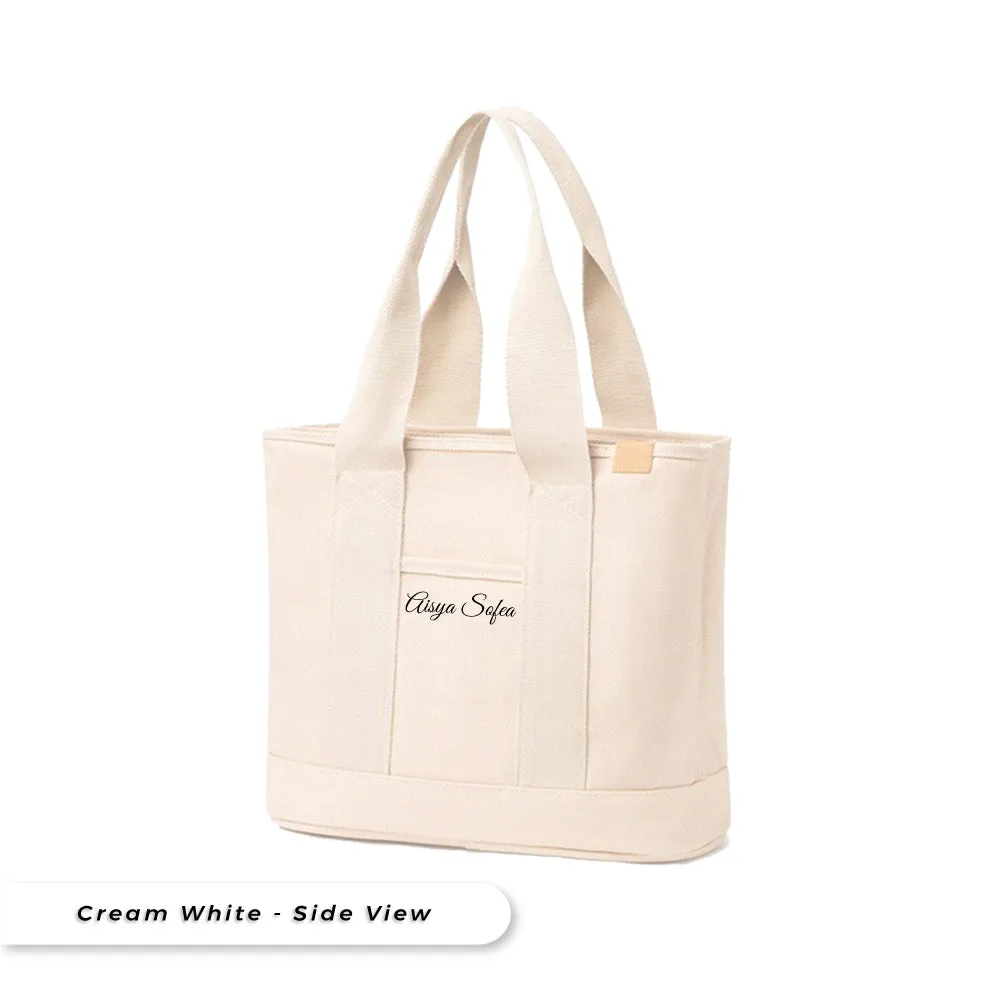 Seqora Canvas Tote Bag