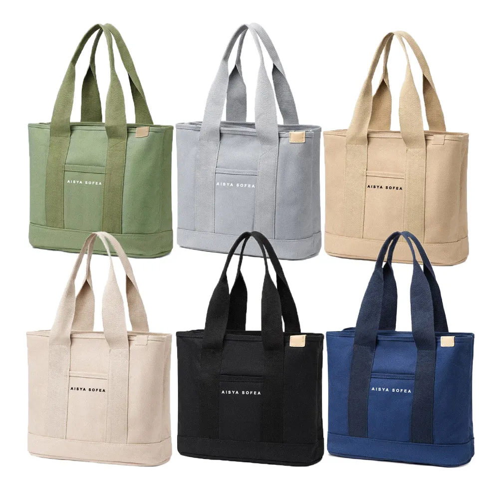 Seqora Canvas Tote Bag