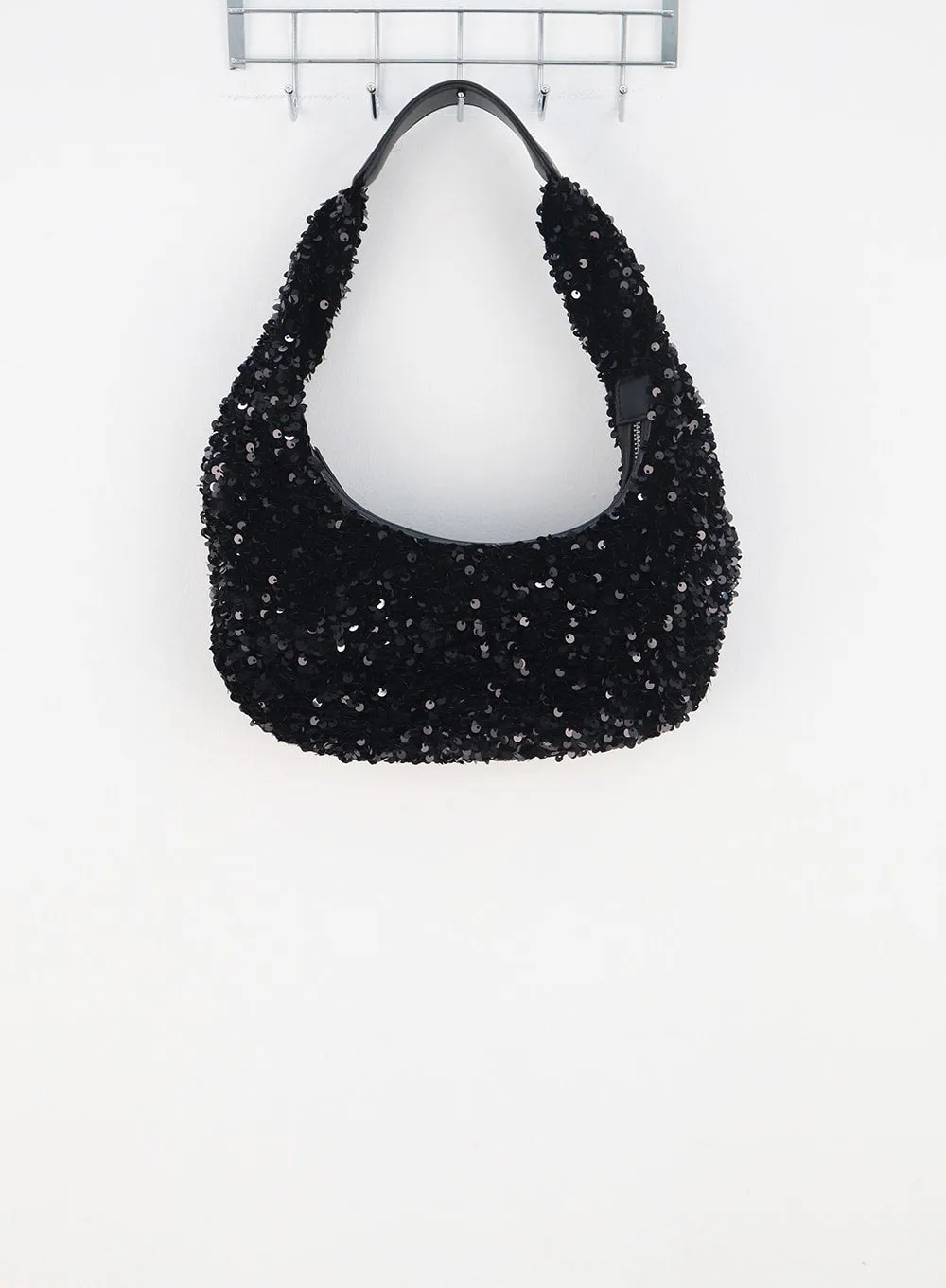 Sequin Half-Moon Bag IU326