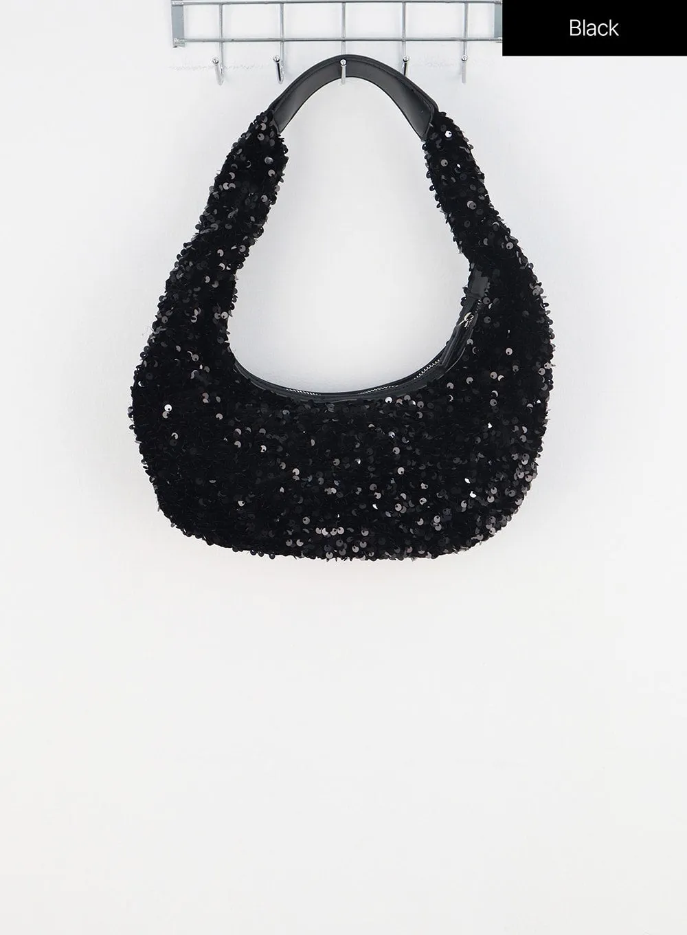 Sequin Half-Moon Bag IU326