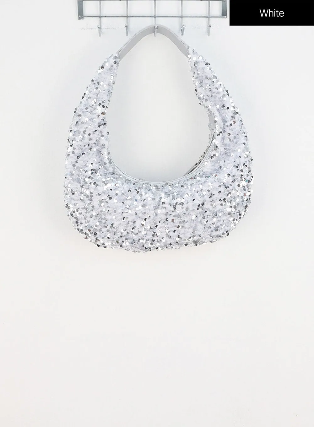 Sequin Half-Moon Bag IU326