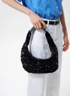 Sequin Half-Moon Bag IU326