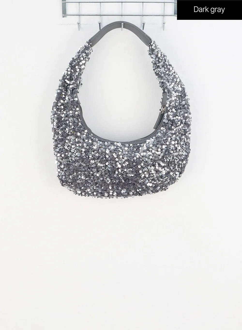 Sequin Half-Moon Bag IU326