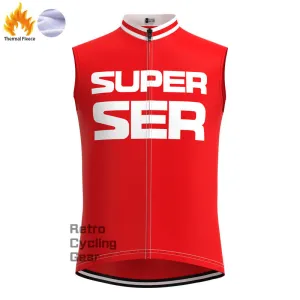 SER Fleece Retro Cycling Vest