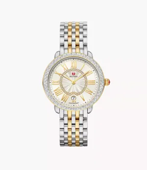 Serein Mid Two-Tone 18K Gold Diamond Watch MWW21B000138