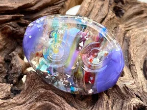 Serendipity Purple Lampwork Focal Bead SRA