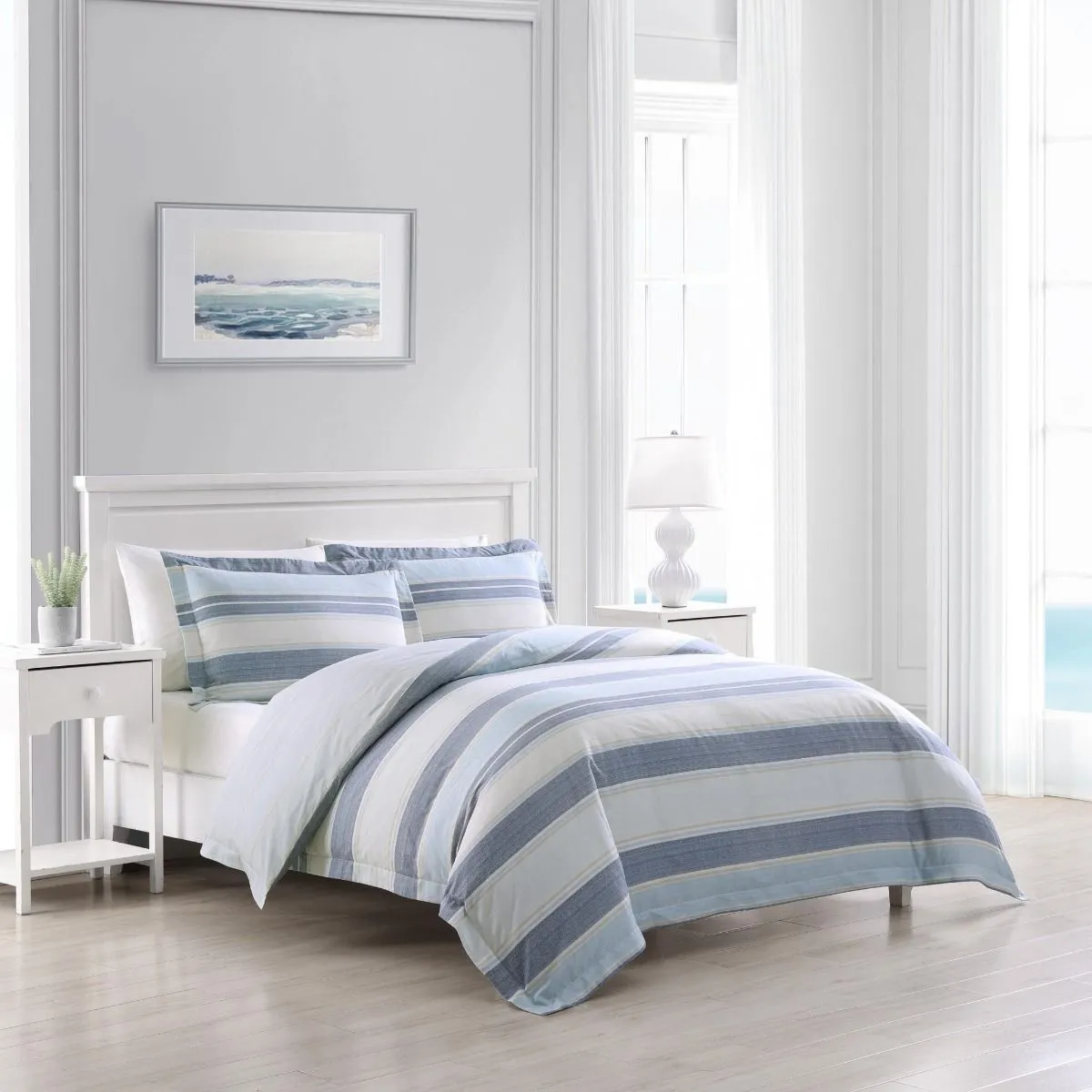 Serenity Blue Quilt Cover Set by Tommy Bahama