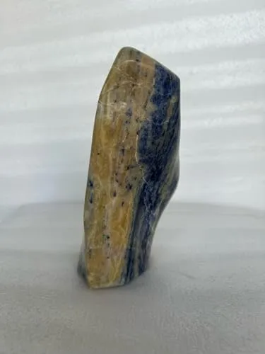 Serenity in Blue Sodalite Energy Tower - Harnessing Calm and Clarity