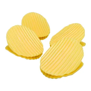 SET 4 PINZAS PARA BOLSAS CON FORMA DE PATATAS O NACHOS