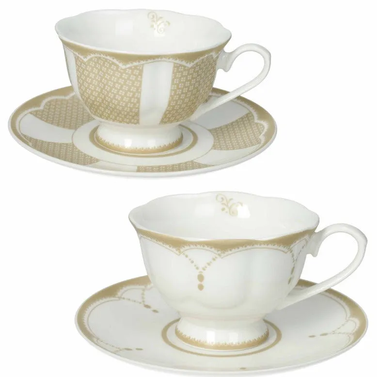 Set de 2 tazas de te, de Brandani