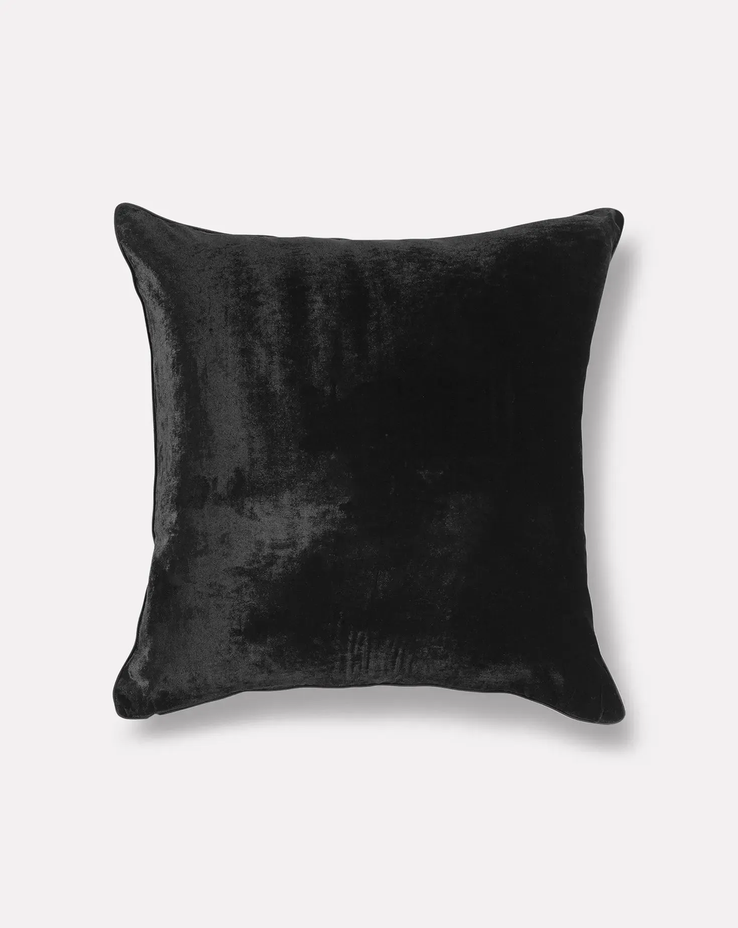 Set of 2 Floral Black Cotton Cushion