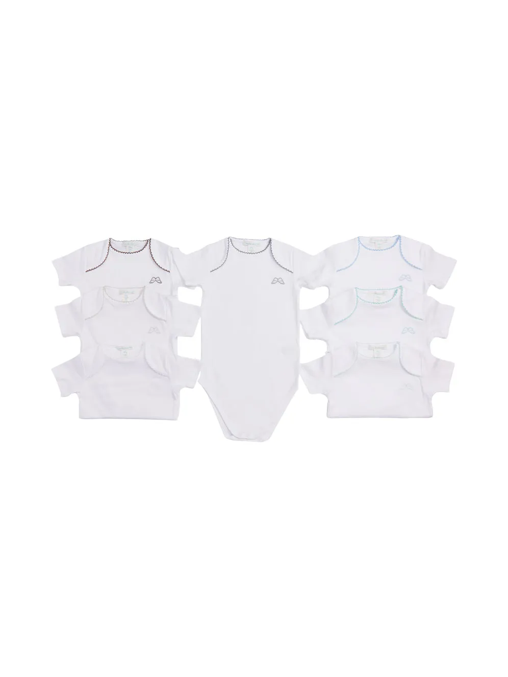 Set of 7 Picot Onesies