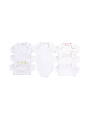 Set of 7 Picot Onesies