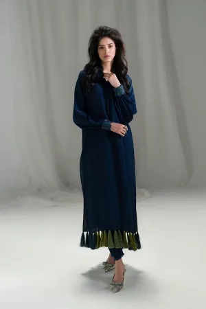 Seta '24 - Deep Blue Tassel Tunic (D-07)