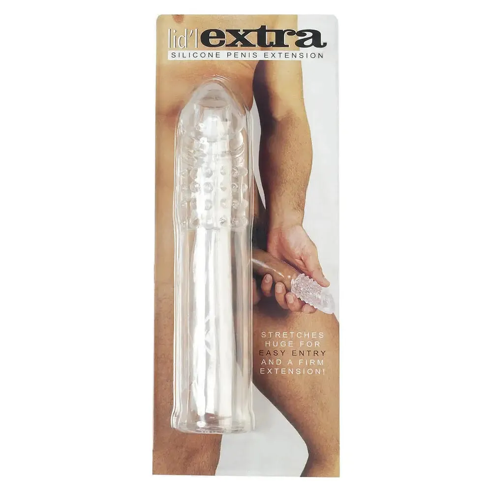 Seven Creations Stretchy Rubber Clear Penis Extender for Him