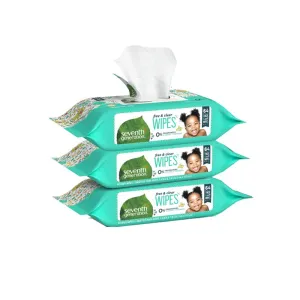 Seventh Generation Free and Clear Baby Wipes Widget (Bundle of 3)