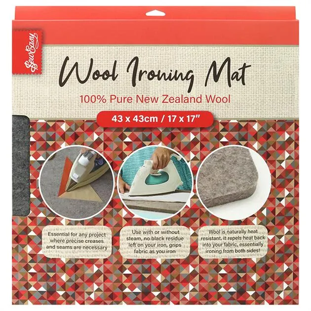 SewEasy Wool Ironing Mat 43 x 43cm (17 x 17")