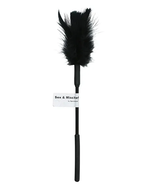 Sex & Mischief Feather Slapper - Red/Black Feathers