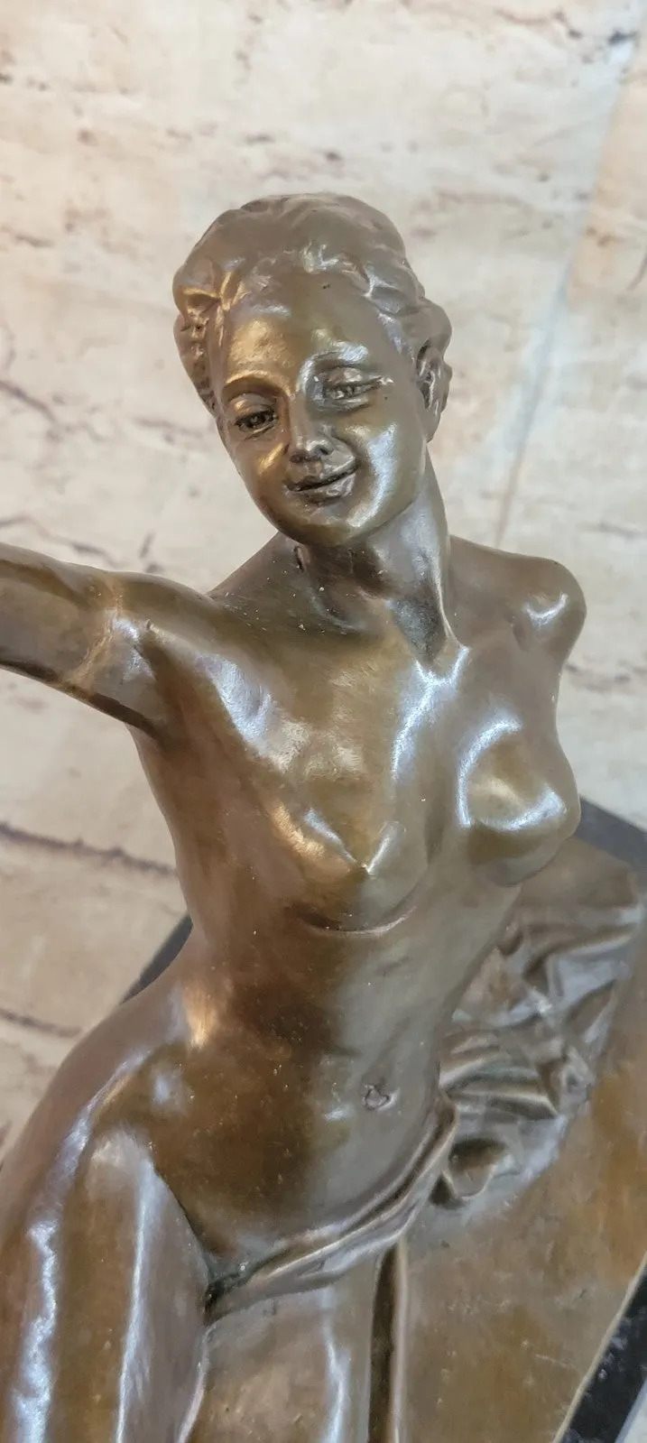 Sexy Woman Bronze Sculpture, Collector Edition, Lost Wax Cast, Classic Artwork for Home Decor