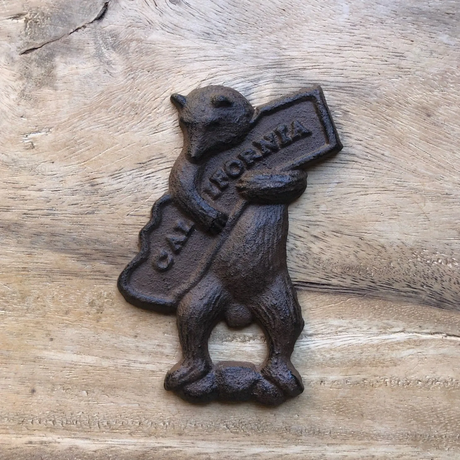 SF Mercantile - CA Bear Hug cast iron bottle opener