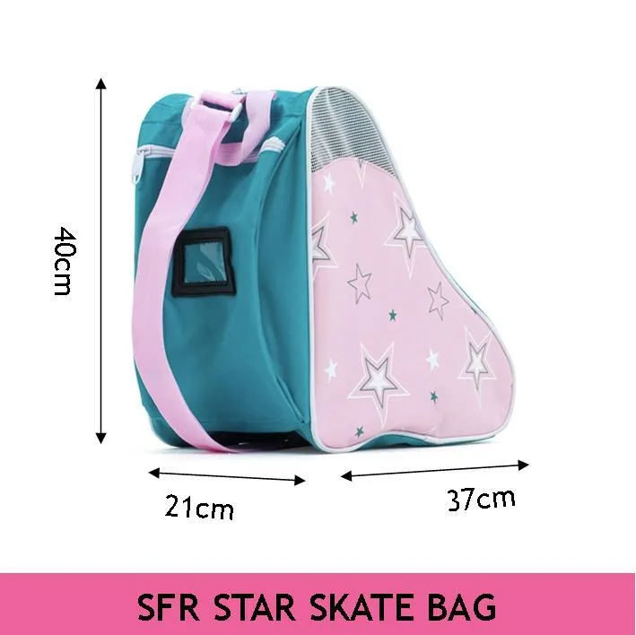 SFR Pink Teal Star Skate Bag