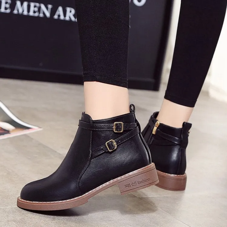 SH365 - Low Heel Ankle Boot