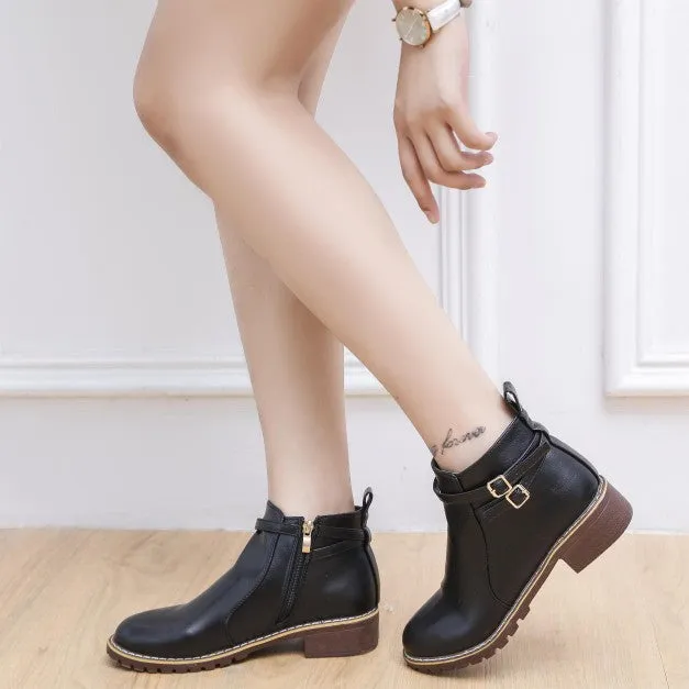 SH365 - Low Heel Ankle Boot