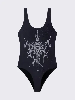 Shadowblade Black Swimsuit