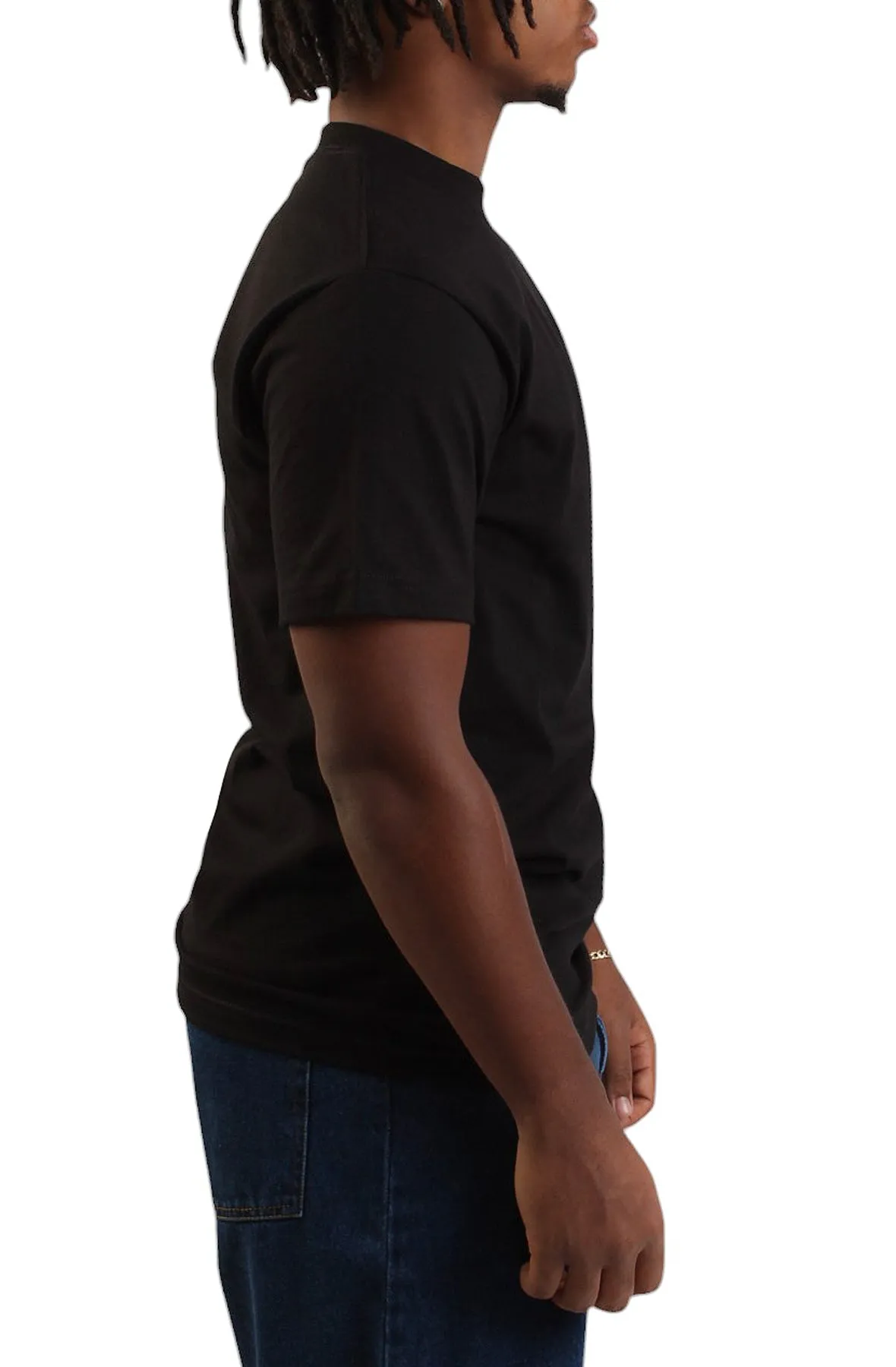 ShakaWear 7.5oz Max Heavyweight S/S T-Shirt Black | MLTD.com