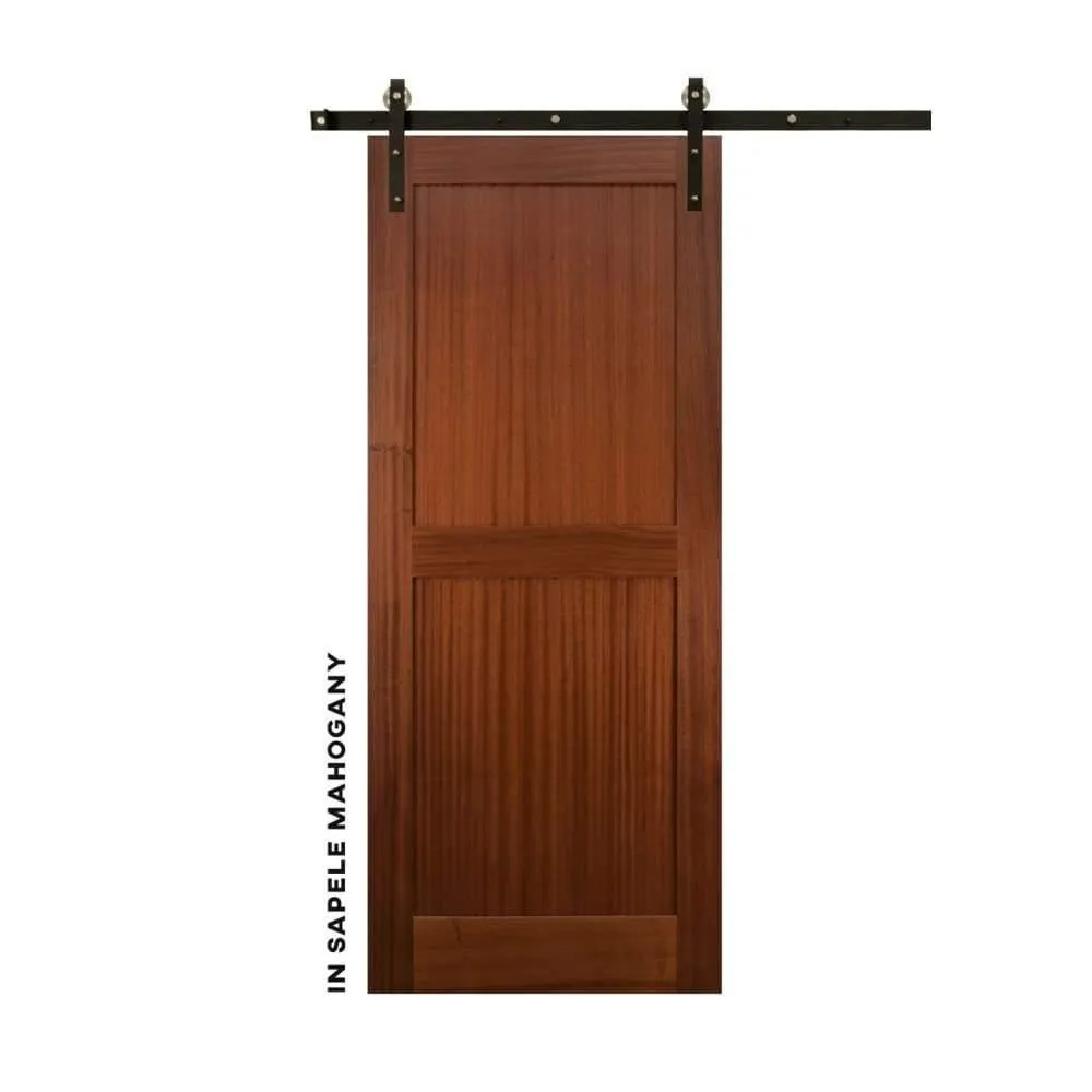 Shaker Double Panel Sliding Barn Door