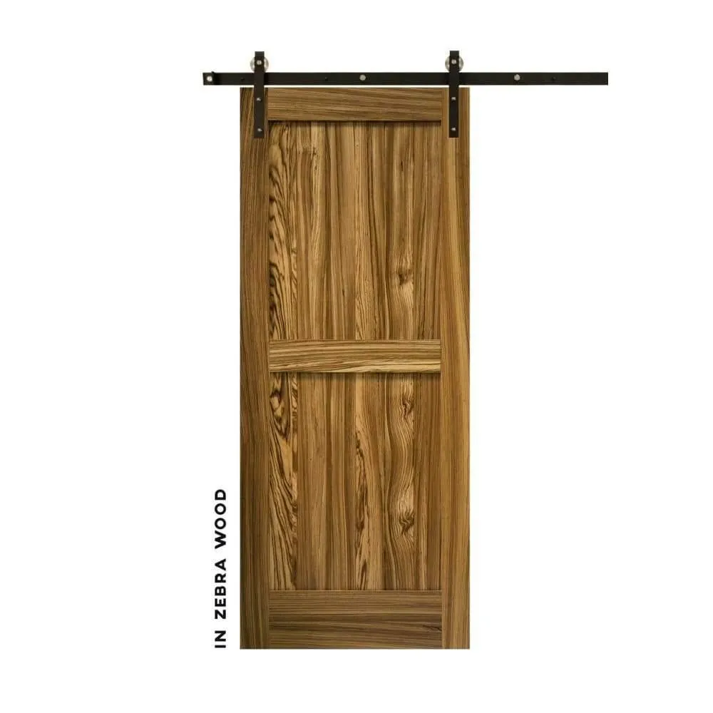 Shaker Double Panel Sliding Barn Door