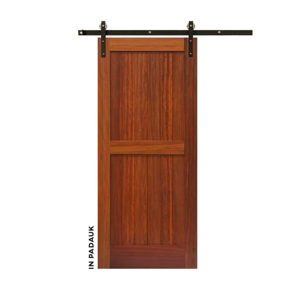 Shaker Double Panel Sliding Barn Door