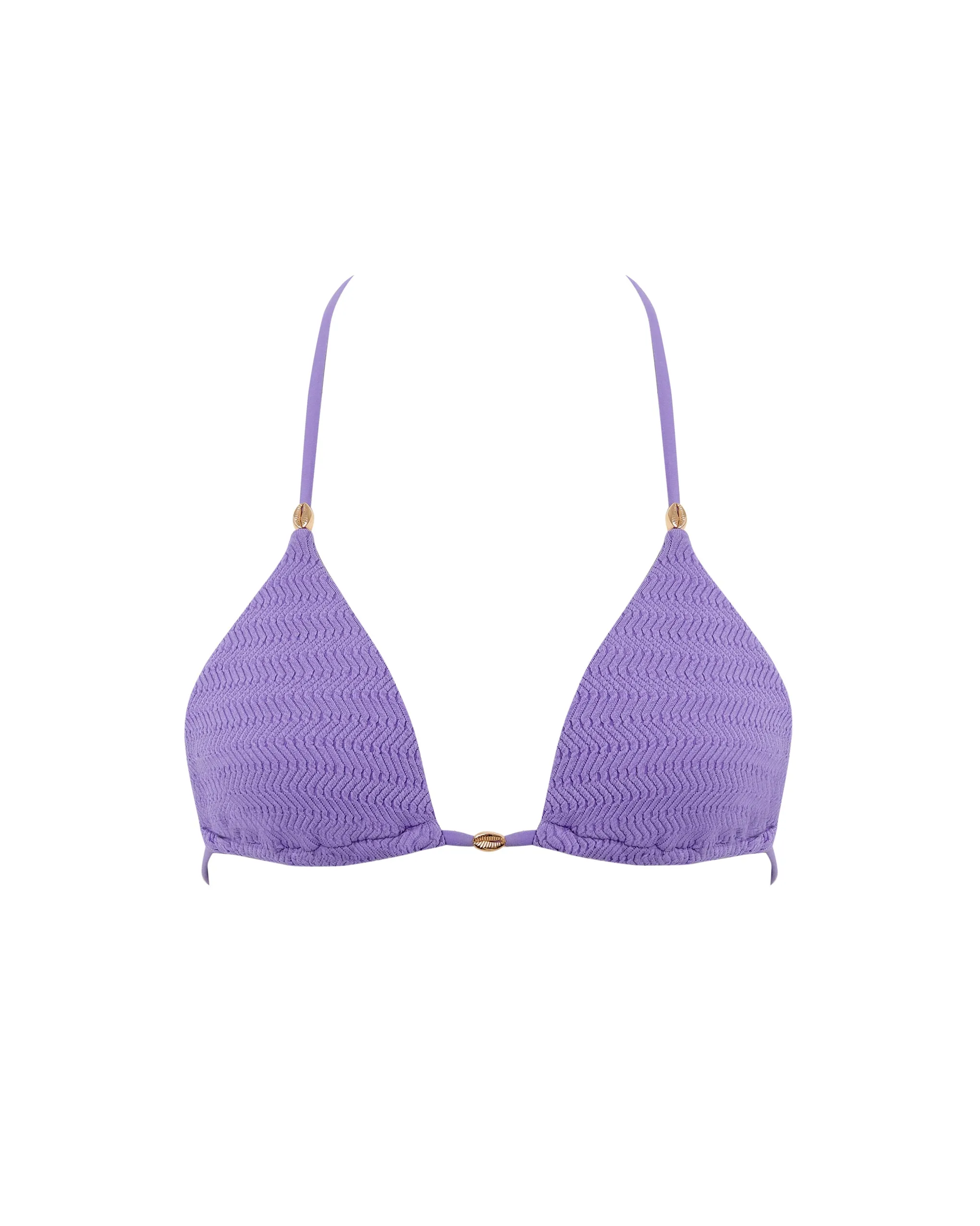 Shala Triangle Bikini Top Lilac