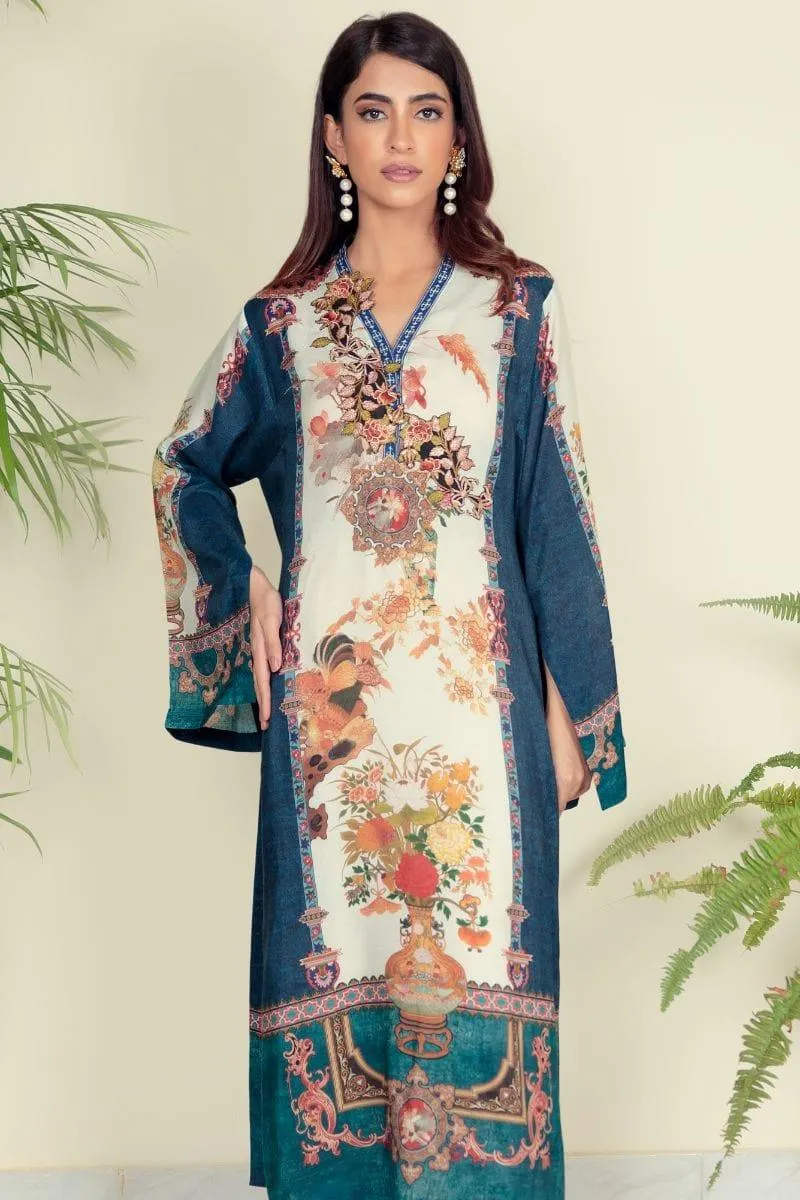 Shamaeel - ECK - 15 - Cotton Silk - Embroidered - 2 Piece