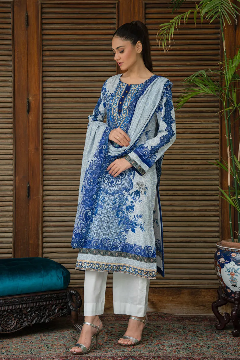 Shamaeel - LP-01 - Premium Lawn - 3 Piece