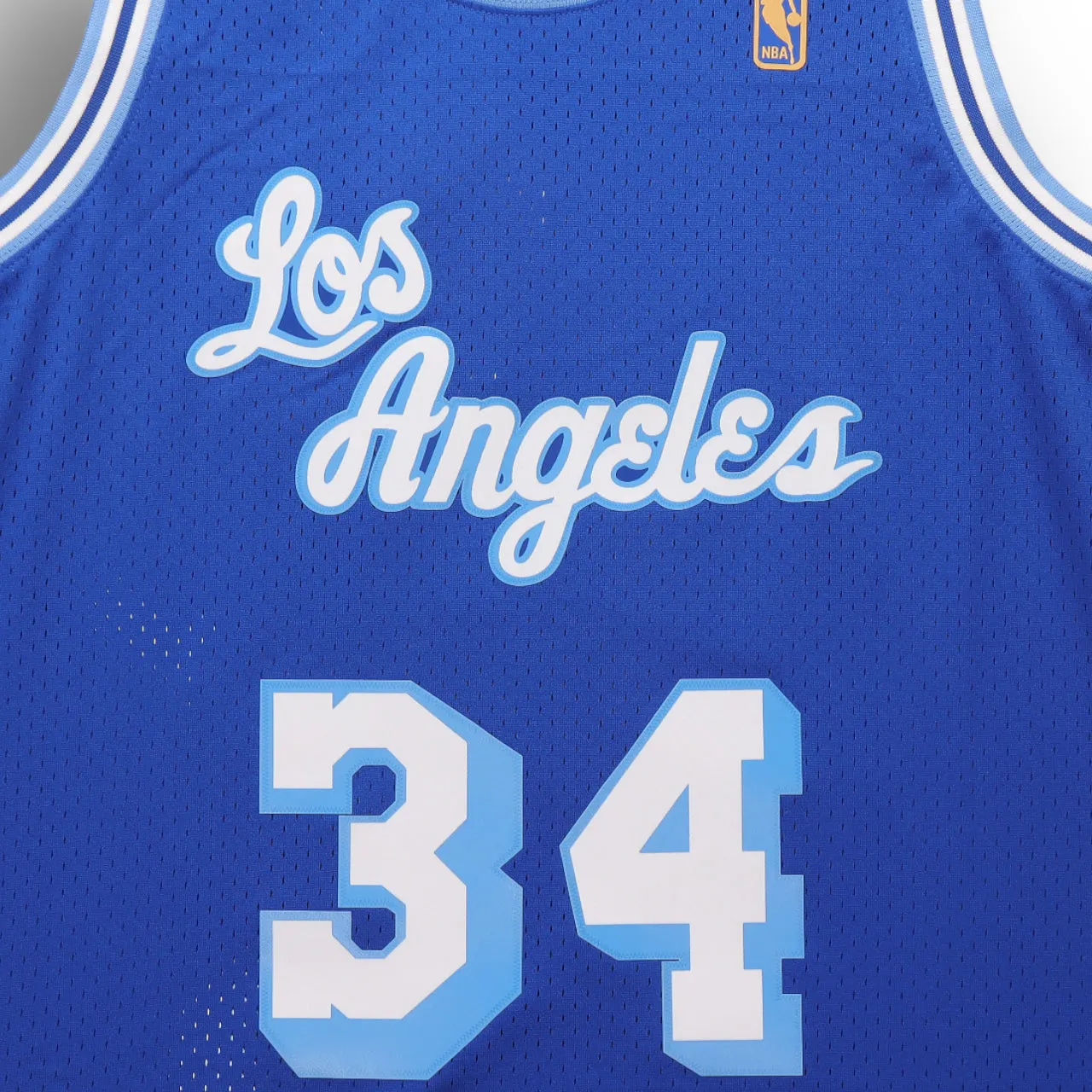 Shaquille O'Neal 1996-1997 Los Angeles Lakers Hardwood Classic Edition Mitchell & Ness Swingman Jersey - Blue