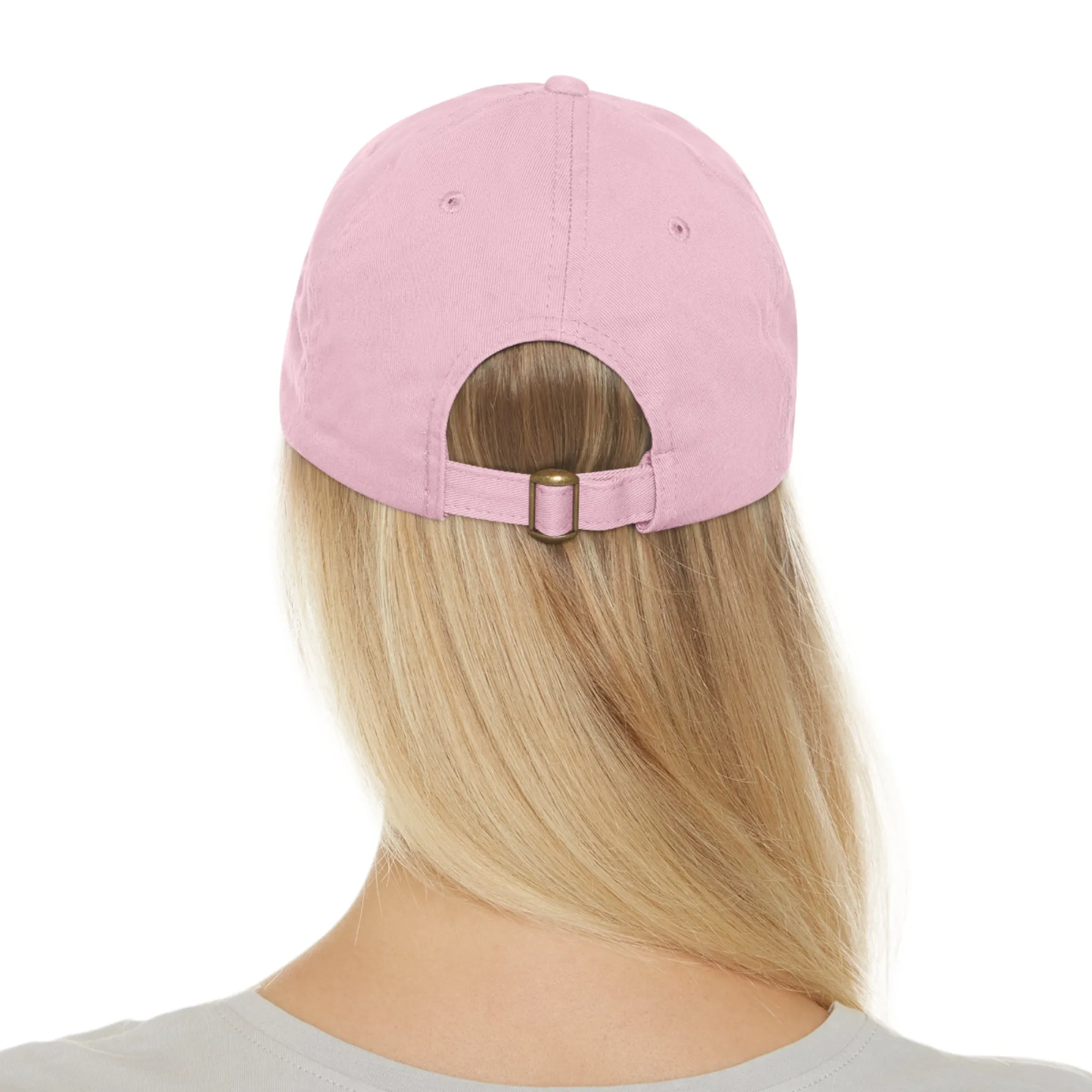 SHAVA CO Non Binary Flag Hat with Leather Patch (Rectangle)